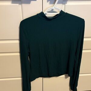 Urban Planet Deep Green Long Sleeve Top
